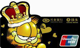 兴业银行加菲猫信用卡-银联单币标准版(异型尺寸)