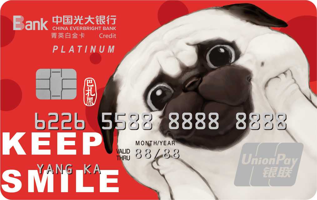 光大巴扎黑主题信用卡