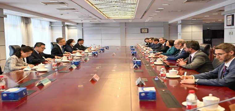 农业银行董事长谷澍会见卢森堡财政部部长白友莉和驻华大使俞博生